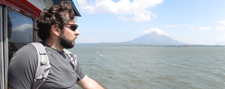 Approaching the island of Ometepe, Nicaragua