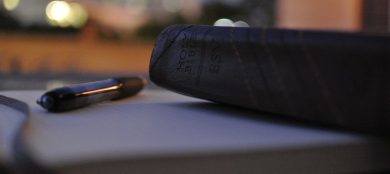 Bible and journal