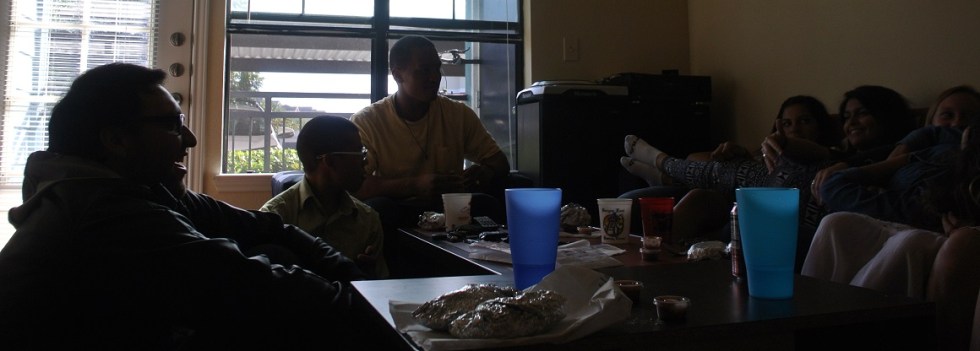 Having lunch together